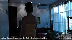 19yo Ella masturbates secretly in her apartment 😏