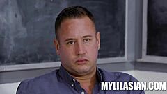 Petite Teen Amber Angel Takes Danny Mountain's Monster Cock In Intense POV Blowjob And Ass Fucking