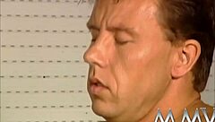 Excited Beauty Licks Massive Cock In Retro Hardcore Scene With Huge Cumshot