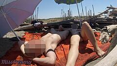 Help me flash my cock to strangers on public beach!