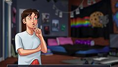 Summertime Saga Hentai Big Tits Action