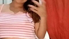 Sexy Latina Blowjob Seduces with Petite Tits!