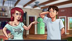 Summertime Saga Hentai Big Tits Action