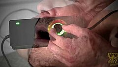 Bound in rim chair for intense rimjob!