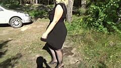 Business Woman Under Dress Part 2 With Small Tits And Mature Blonde Ass