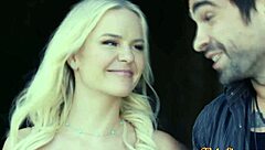 big tits babe fucked hard by bartender