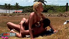 Hot pornstar barbie banks outdoor rough anal fucking. Does she cum hard?