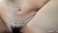 Skinny Teen Adelle Picked Up on Street for Intense Orgasm