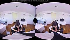 Virtualrealporn.com - Office worker in VR porn in 4K and 60fps