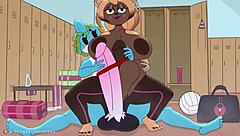 Furry art and Futa animation with a taboo theme