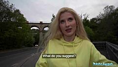 public agent stunning blonde euro babe gets a hard deep dicking