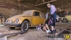 Mature4k shares a viral moment with a woman