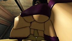 roblox slut bent over for doggystyle pounding in cabin with big ass