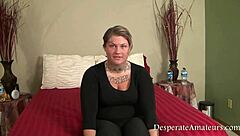 First-time amateurs in rough and intense casting sessions