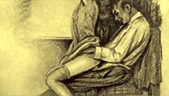 vintage erotic illustration evokes timeless sensual desires