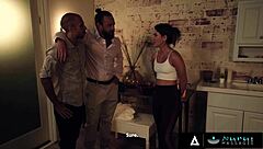 Cute Masseuse Paige Owens Provides Intriguing Nuru Massage Care. Client Enjoys Deepthroat, Doggy, and Cowgirl Positions.