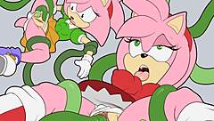 Hentai featuring Sonic the Hedgehog and Amy Rose