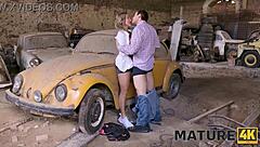 Mature4k shares a viral moment with a woman