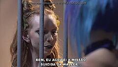 Harley Quinn and friends in a hardcore group sex scene