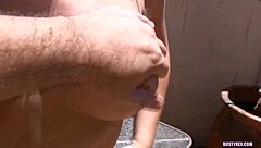 Sammie spades gives detailed blowjob in garden with pov and cum