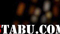 Cute Blonde in Fishnets Rides Boss in Hotel Cowgirl Position