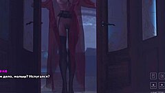 Beautiful anime game with big tits and big nipples