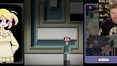 Stuck in naughty escape game with group lesbian fun