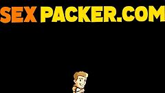 I am the flexible brunette deepthroating traveler's big cock