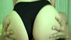 Gabbie luna rides dick, friend cums inside while sister films.