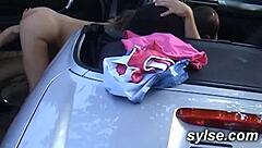 two hot milf hitchhikers hunt for wild threesome