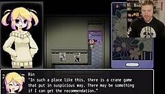 Stuck in naughty escape game with group lesbian fun