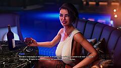 Beautiful anime game with big tits and big nipples