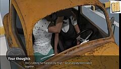 Curvy lady angelina ash performs titfuck and blowjob on her knees