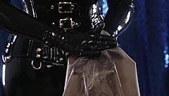 Arya Grander's latex fetish video - A goddess in a corset