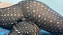 Curvy Colombian Milf Recorded in Tights by Stepson