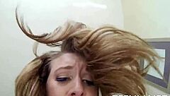 Hot scene with a tight pussy sucking and fucking with a couple