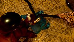 I made a dangerous pact in this hentai anime game with big ass monster