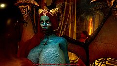 I made a dangerous pact in this hentai anime game with big ass monster