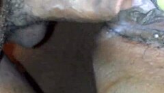 BBW ebony couple uses toys for intense squirting