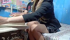 Pinay home room teacher moans during doggystyle fucking by student