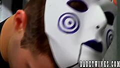 Young Skinny Twinks Engage In BDSM Orgy With Rough Anal Fucking