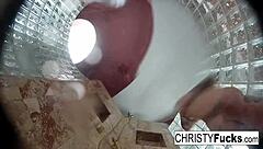 Hot shower behind-the-scenes fun with christy and dahlia, exploring lesbian tits and oral pleasures