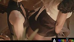 Why did zazie skymm choose shalina devine for intense lesbian fingering and cunnilingus?