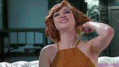 Teen roommates Gina Valentina, Kenzie Reeves, and Cadey Mercury dive into lesbian ass play?