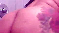 Bbw enjoys squirting in the shower alone