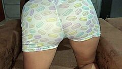 Chubby Latina Strips For First Time Wet Pussy Show