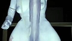 Intense Futanari Widowmaker Hentai Compilation