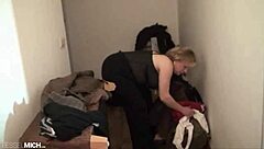 Latina Aupair Girl Fucked Hard by Rich German Boss with Pussy Slapping and Facial Cumshot