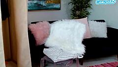 Busty milf Lexi Luna spreads pussy for magic wand orgasm in lingerie