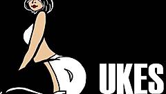 The submissive woman, bound and blindfolded, endures deepthroat in a high-definition fetish scene.